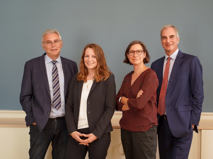 v.l.n.r. Lorenz, Demirtas, Dr. Redlich, Rust